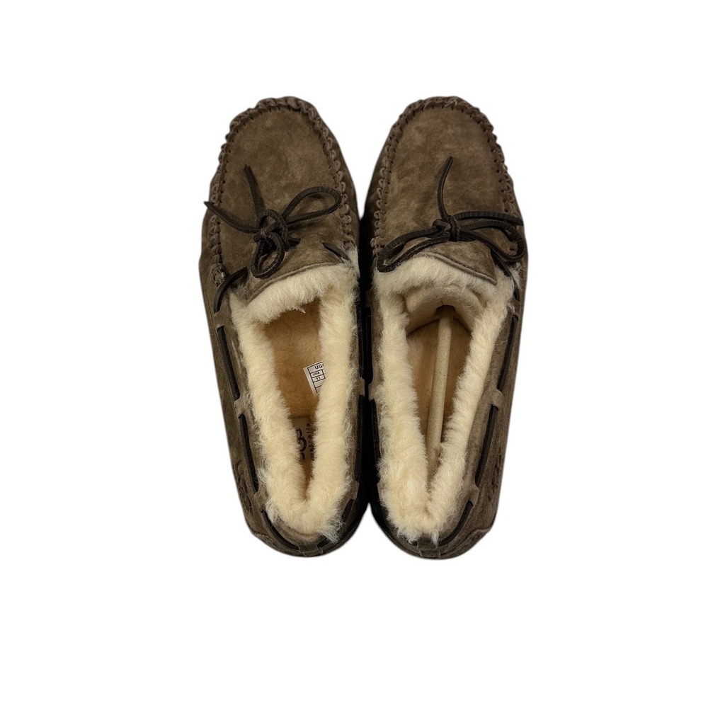 UGG Australia Dakota 5612 Women 11 Suede Moccasin Slipper Dolphin Grey DLF NEW - Picture 7 of 12